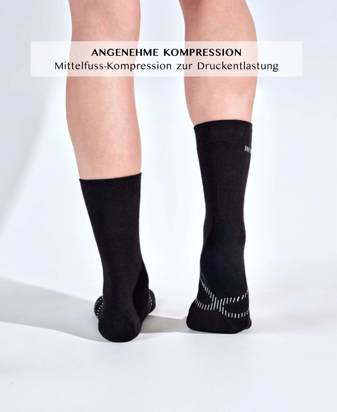 INFINIRI Women’s Health Socks - Black