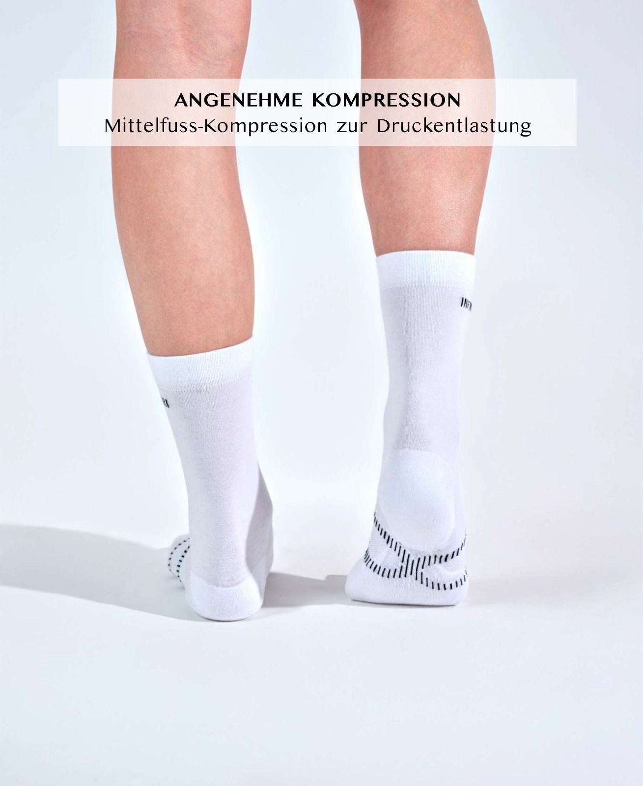 INFINIRI Women’s Health Socks - White