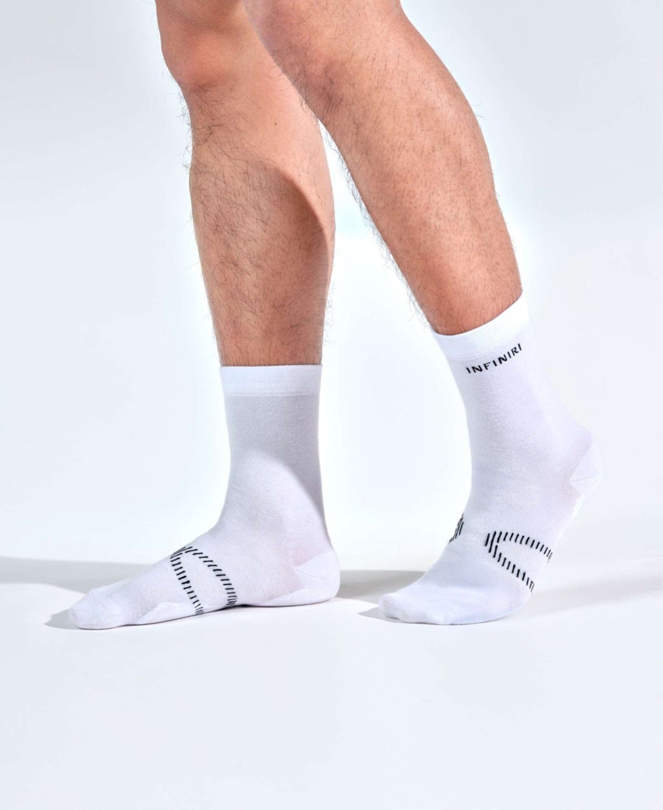 INFINIRI COMFORT Health Socks - Men / White